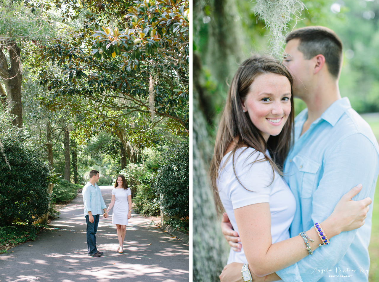 Kelly + Gareth Engagement Session at Airlie Gardens and the